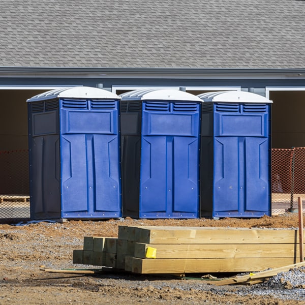 how can i report damages or issues with the portable toilets during my rental period in Whitesville